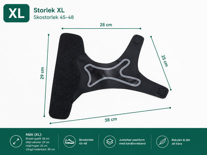 Chevillère stabilisatrice avec compression et sangle réglable