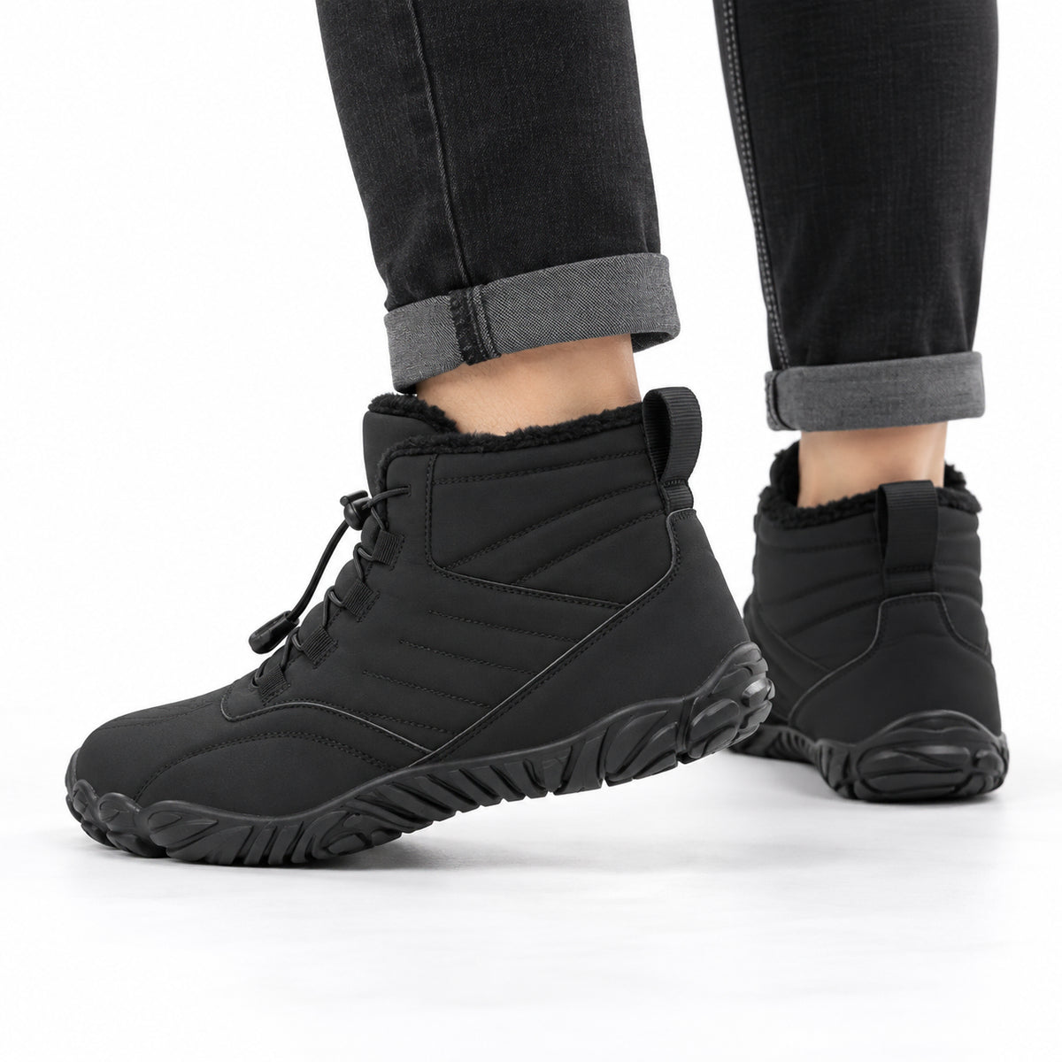 Gevoerde barefoot-schoenen voor herfst en winter