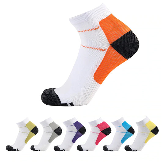 Chaussettes de cheville de compression (lot de 5 paires)