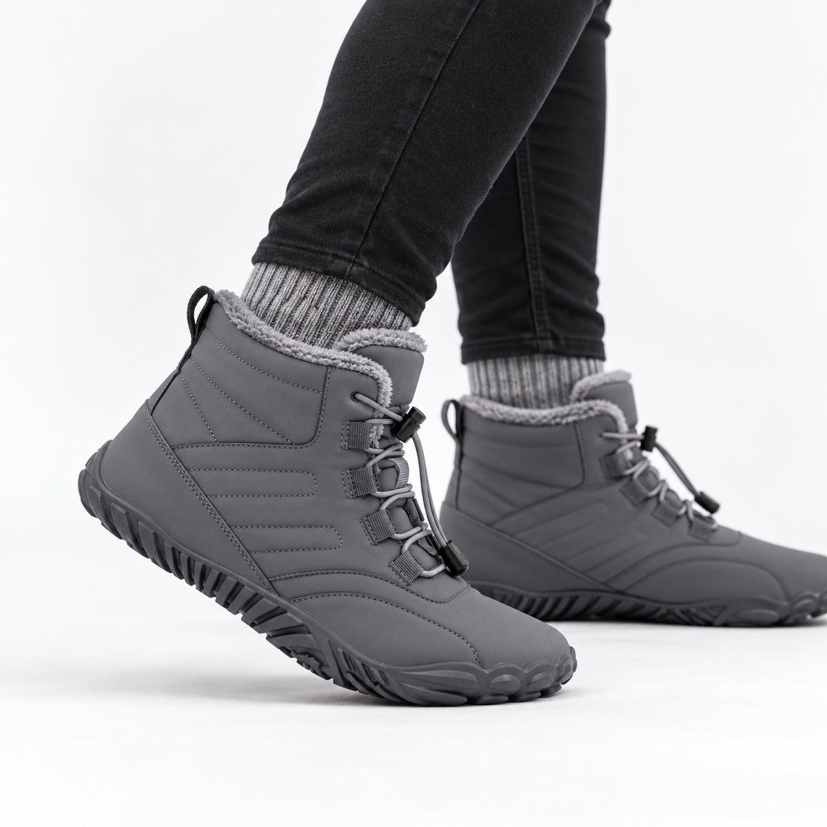 Gevoerde barefoot-schoenen voor herfst en winter