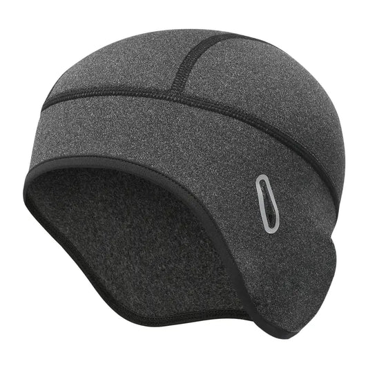 Mjuk mössa i fleece med täckande örondel