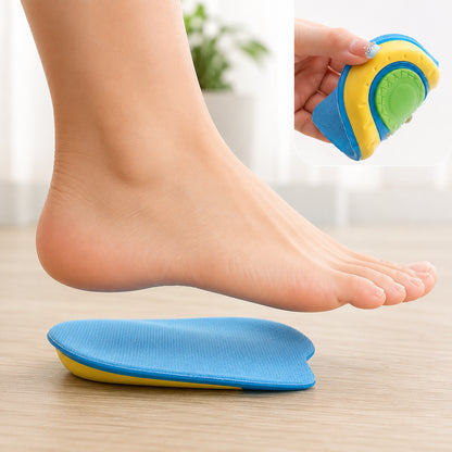 Coussinet de talon en gel au design amortissant qui soulage le talon et apporte plus de confort en cas d'épine calcanéenne et de douleur au talon.