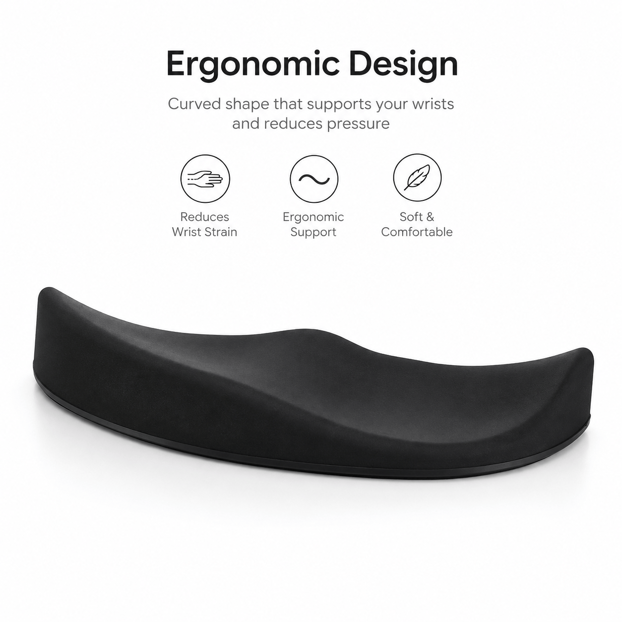 Ergonomiskt handledsstod för datorarbete