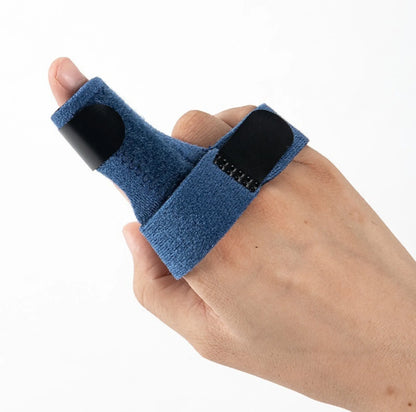 Justerbar fingerskena med aluminiumstöd