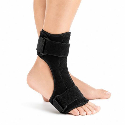 Support de cheville ajustable qui relève le pied à la marche