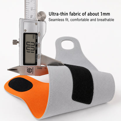 Attelle de poignet de compression souple en matière ultra-fine et respirante.