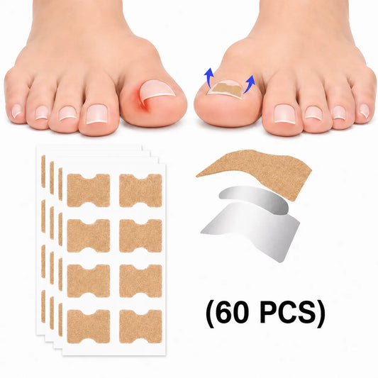 Ruban correcteur pour ongle incarné qui aide à soulever les bords de l'ongle et à réduire la pression, l'irritation et l'inconfort liés à l'ongle incarné.