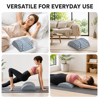 Tendeur de dos pour une utilisation quotidienne à la maison et sur le tapis d'entraînement pour un étirement et une relaxation confortables.