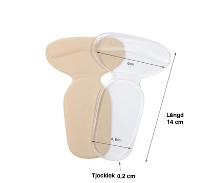 Protection de talon discrète à placer dans la chaussure
